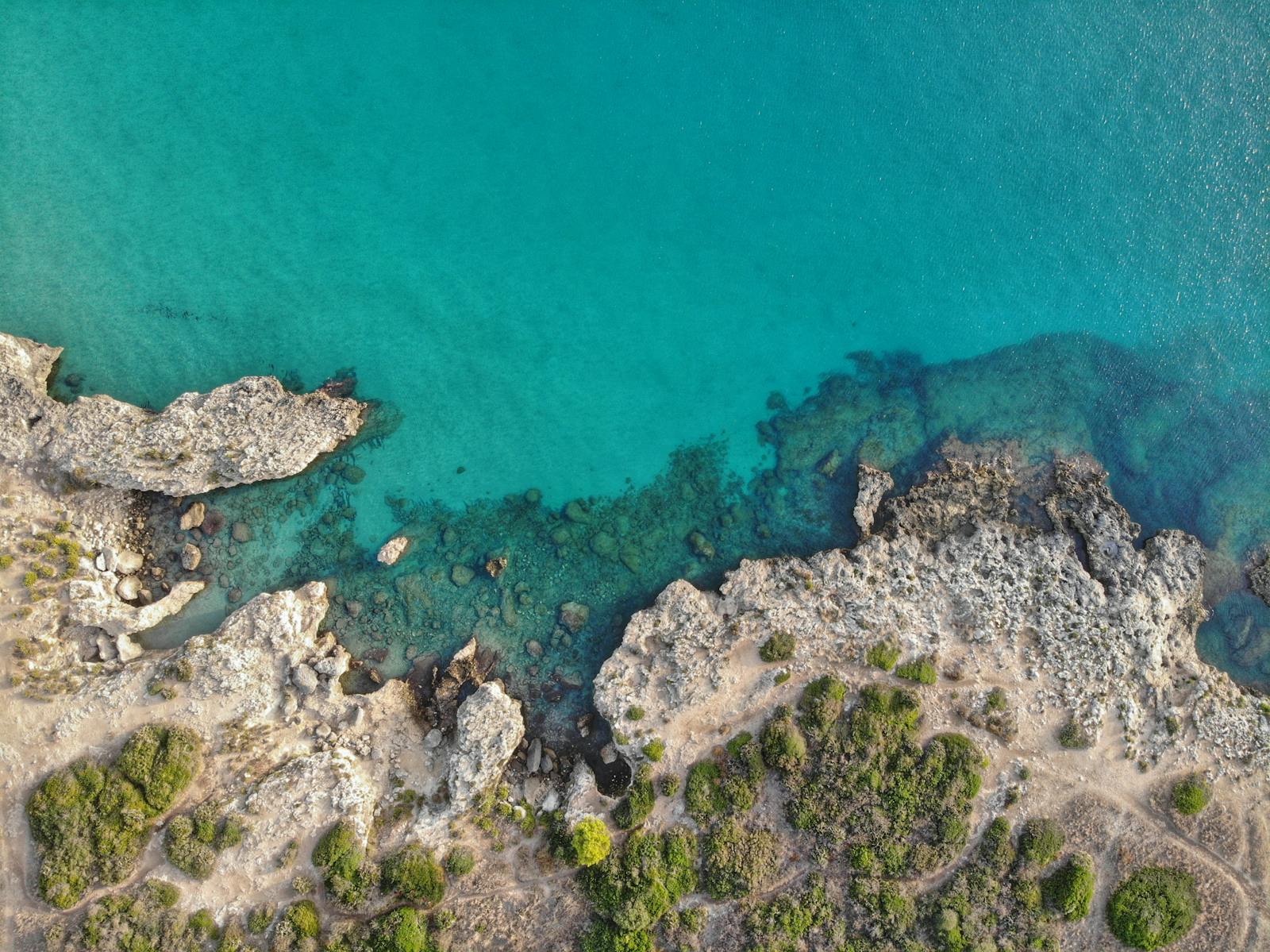 Le littoral vu du ciel